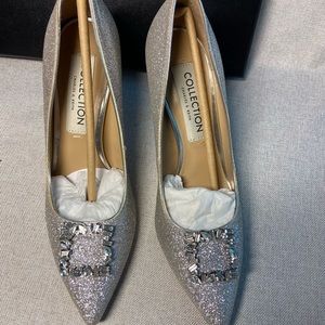 - Charles & Keith Collection Glitter Gem-Embellished Pumps Shoes Size 37. …